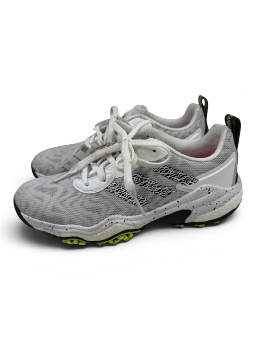 Adidas Women’s 8.5 White Black Spikeless Golf Shoes Lightweight Sneakers
